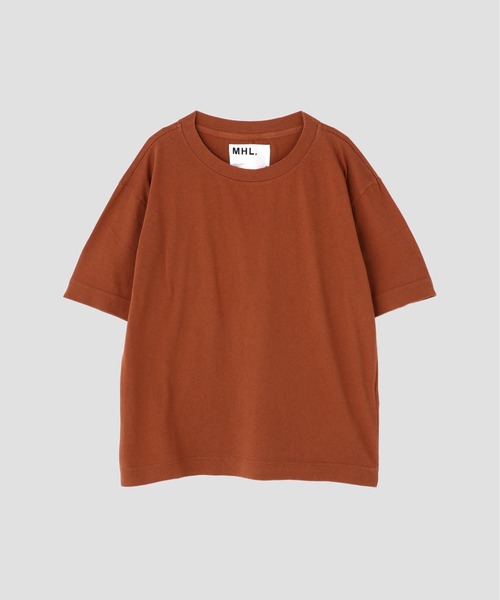 MHL.（エムエイチエル）の「SUPERLIGHT COTTON JERSEY TOP（Tシャツ/カットソー・レディース・ホワイト系その他3/オレンジ系その他3・2）」の11枚目の写真
