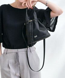 Lee | 【Lee別注・撥水】巾着ハンドルショルダー(ショルダーバッグ)