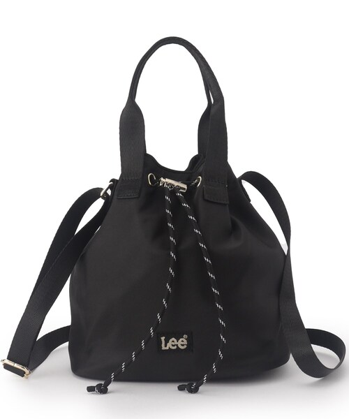 Lee（リー）の「【Lee別注・撥水】巾着ハンドルショルダー（ショルダーバッグ・レディース・モスグリーン/ピンク/ダークグレー/ブラック・00）」の17枚目の写真