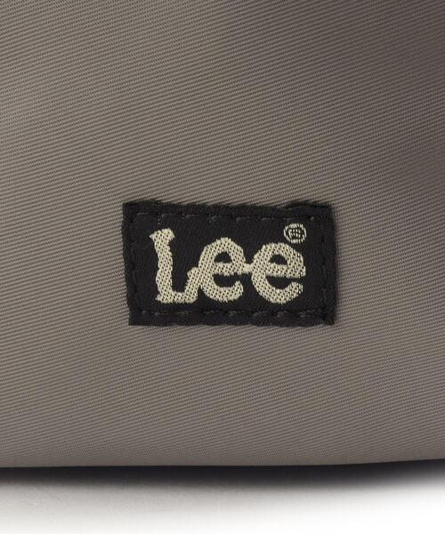 Lee（リー）の「【Lee別注・撥水】巾着ハンドルショルダー（ショルダーバッグ・レディース・モスグリーン/ピンク/ダークグレー/ブラック・00）」の6枚目の写真