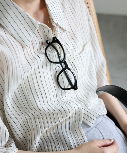 select MOCA(セレクトモカ)の「ウェリントン調光サングラス(サングラス・レディース・ブラウン/ブラック系その他/ブラック・FREE)」の18枚目の写真