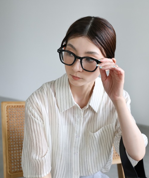 select MOCA(セレクトモカ)の「ウェリントン調光サングラス(サングラス・レディース・ブラウン/ブラック系その他/ブラック・FREE)」の19枚目の写真