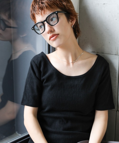 select MOCA(セレクトモカ)の「ウェリントン調光サングラス(サングラス・レディース・ブラウン/ブラック系その他/ブラック・FREE)」の10枚目の写真