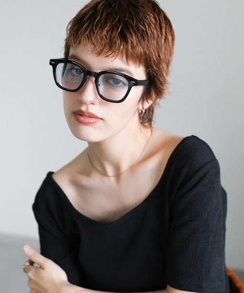 select MOCA(セレクトモカ)の「ウェリントン調光サングラス(サングラス・レディース・ブラウン/ブラック系その他/ブラック・FREE)」の9枚目の写真