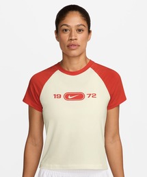 NIKE AS W NSW NK CHLL KNT TEE RGLN / ナイキ ウィメンズ チル ニット ウィメンズ スリム グラフィック Tシャツ【SP】