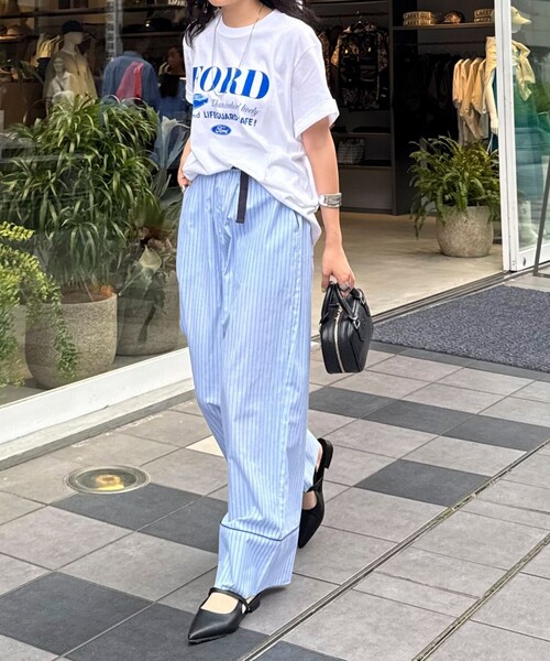 セール】ストライプパジャマパンツ（その他パンツ）｜fredy emue