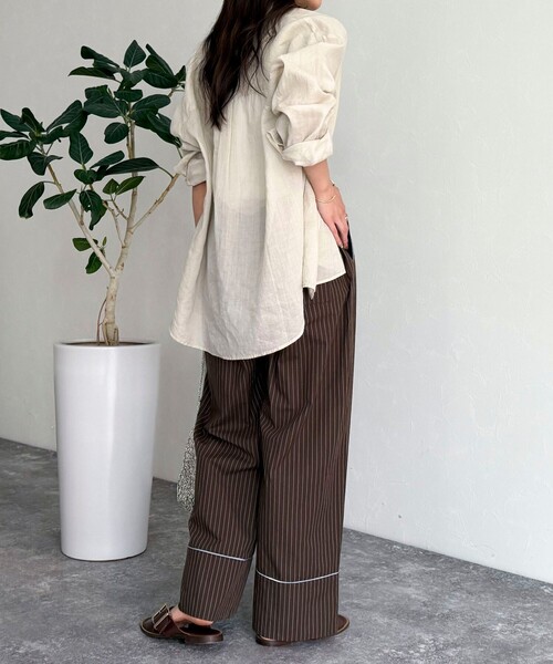 セール】ストライプパジャマパンツ（その他パンツ）｜fredy emue