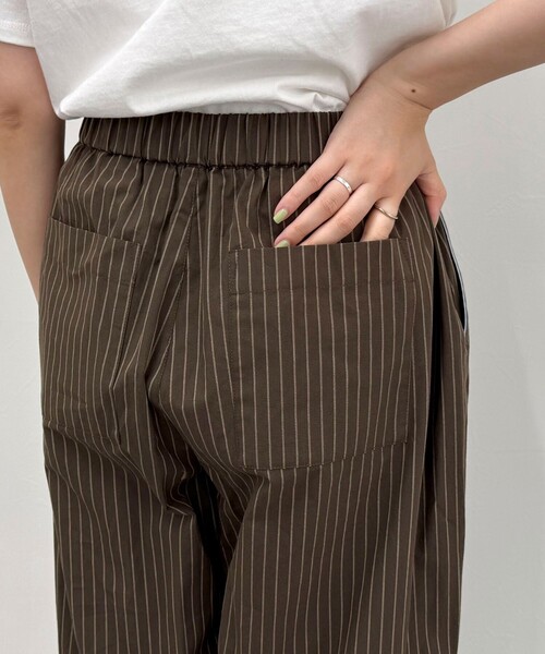 fredy emue（フレディエミュ）の「ストライプパジャマパンツ（その他パンツ・レディース・ブラウン系その他/ブルー系その他・38）」の16枚目の写真