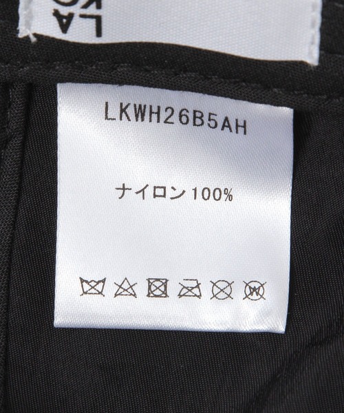 LAKOLE（ラコレ）の「ナイロンリボンキャップ / 492123（キャップ・レディース・ブラック/オフホワイト・FREE）」の12枚目の写真