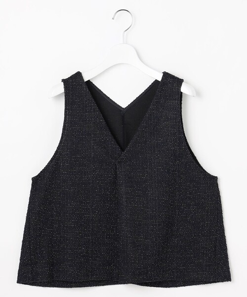 J.PRESS Ladies(J.プレス レディス)の「【WEB限定】ラメツイード ビスチェ(Tシャツ/カットソー・レディース・ブラック系5/ネイビー系5・SMALL)」の9枚目の写真