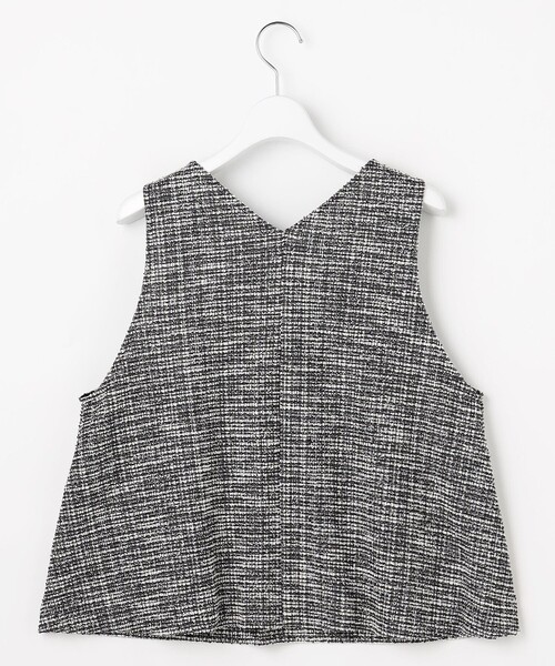 J.PRESS Ladies(J.プレス レディス)の「【WEB限定】ラメツイード ビスチェ(Tシャツ/カットソー・レディース・ブラック系5/ネイビー系5・SMALL)」の11枚目の写真