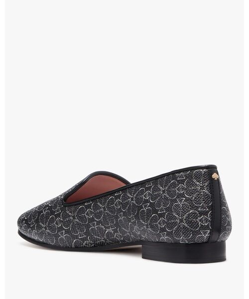 kate spade new york(ケイトスペード ニューヨーク)の「スペード フラワー ラウンジ ローファー(ローファー・レディース・ブラック・6/6.5/7)」の4枚目の写真
