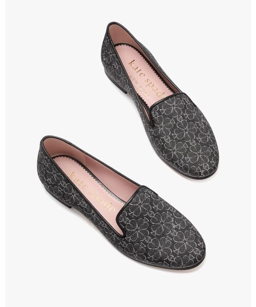 kate spade new york(ケイトスペード ニューヨーク)の「スペード フラワー ラウンジ ローファー(ローファー・レディース・ブラック・6/6.5/7)」の5枚目の写真