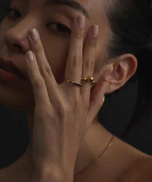 CENE（セネ）の「【CENE】セネ/クオードリング（リング・レディース・ゴールド/シルバー・#13/#11/#9）」の3枚目の写真