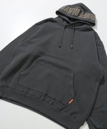 サガラ刺繍裏起毛パーカー(フードロゴ)