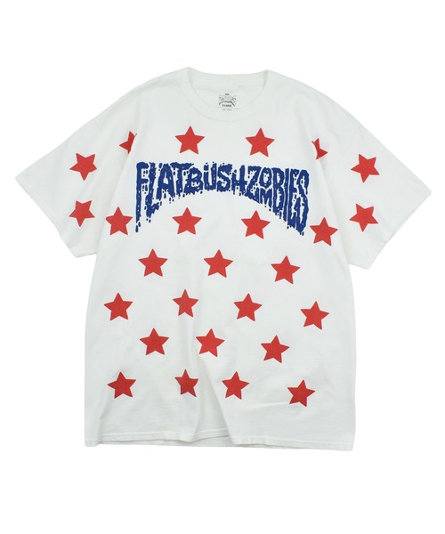 VINTAGE(ヴィンテージ)の「【USED】ZOMBIE “FLATBUSH ZOMBIES” AOP ラップ バンド Tシャツ(Tシャツ/カットソー・メンズ・ホワイト・X-LARGE)」の1枚目の写真