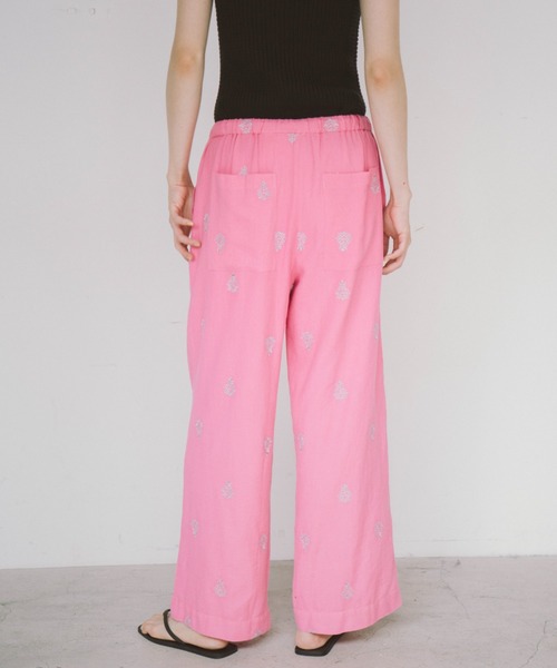 THEATRE PRODUCTS（シアタープロダクツ）の「エンブロイダリーパンツ（その他パンツ・レディース・ホワイト/ピンク/ブラック・FREE）」の18枚目の写真