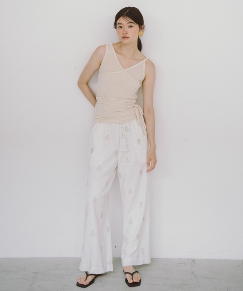 THEATRE PRODUCTS（シアタープロダクツ）の「エンブロイダリーパンツ（その他パンツ・レディース・ホワイト/ピンク/ブラック・FREE）」の22枚目の写真