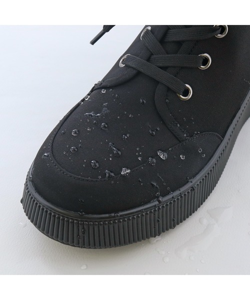 あしながおじさん(アシナガオジサン)の「撥水│ハイカットスニーカー 1310281(スニーカー・レディース・モカ/ブラック・22.5cm/23cm/23.5cm/24cm/24.5cm)」の8枚目の写真