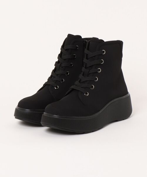 あしながおじさん(アシナガオジサン)の「撥水│ハイカットスニーカー 1310281(スニーカー・レディース・モカ/ブラック・22.5cm/23cm/23.5cm/24cm/24.5cm)」の19枚目の写真