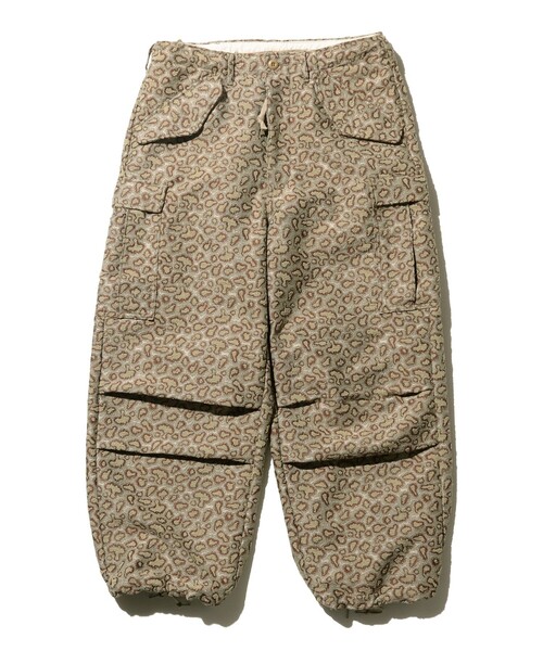 セール】カモ ジャカード ミリタリー 6ポケット オーバーパンツ