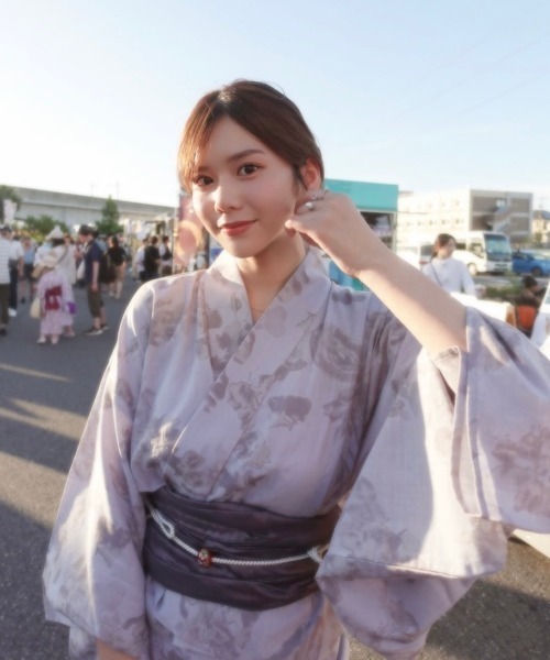 セパレート浴衣/帯セット（浴衣）｜mellowneon（メロウネオン