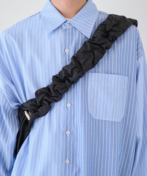 STUDIOUS(ステュディオス)の「【STUDIOUS】3WAY ROUND SHOULDER BAG/ドローコードショルダーバッグ(ショルダーバッグ・メンズ・ブラック・FREE)」の19枚目の写真