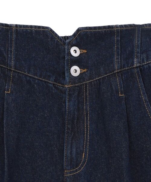 earth music&ecology（アースミュージックアンドエコロジー）の「ハイウエストデニムパンツ（デニムパンツ・レディース・ライトインディゴブルー/インディゴブルー・S/M）」の10枚目の写真