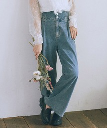 earth music&ecology | ハイウエストデニムパンツ(デニムパンツ)
