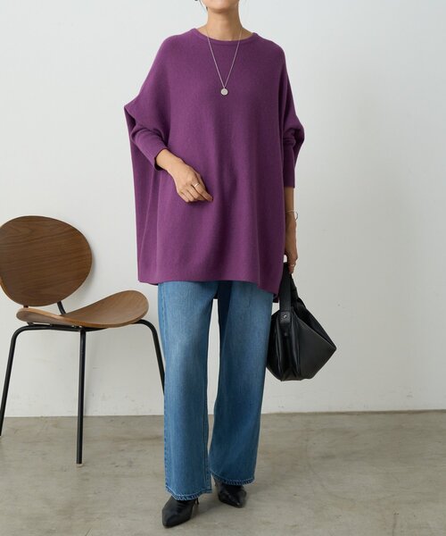 タグ付き新品　ビアズリー BIGニットクルー　定価24,200 タグ付き新品 ビアズリー BIGニットクルー 定価24,200 クルービッグ