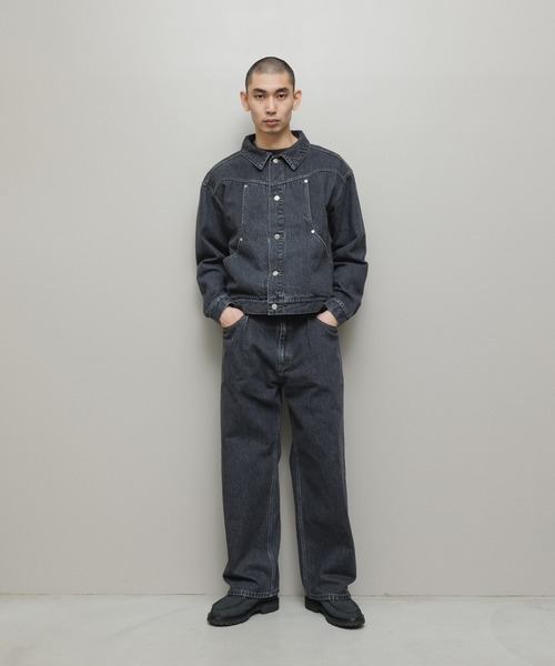 bal(バル)の「CURB POCKET DENIM JACKET(デニムジャケット・メンズ・インディゴブルー/ブラック・3/2/1)」の5枚目の写真