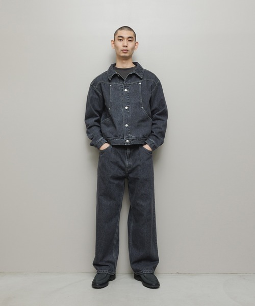 bal(バル)の「CURB POCKET DENIM JACKET(デニムジャケット・メンズ・インディゴブルー/ブラック・3/2/1)」の8枚目の写真