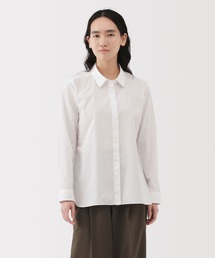 無印良品（ムジルシリョウヒン）の「婦人　洗いざらし　ブロードレギュラーカラー長袖シャツ（シャツ/ブラウス・レディース）」