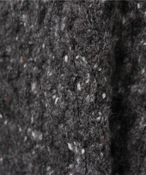 CIAOPANIC(チャオパニック)の「【Ciaopanic】 ドネガル地柄C/NP/O(ニット/セーター・レディース・アイボリー/チャコールグレー・FREE)」の9枚目の写真