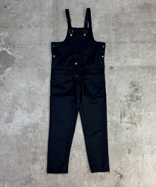 CALIFORNIA OUTFITTERS（カリフォルニア アウトフィッターズ）の「7E12 ミリタリー風 ワークオーバーオール カーゴパンツ（サロペット/オーバーオール・レディース・ブラック/オリーブ・M/L/XL）」の13枚目の写真