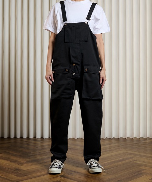 archive KAPITAL HBT ミリタリー オーバーオール サロペット MILITARY 新品 復刻 フランス海軍 1940's HBT オーバーオール 後