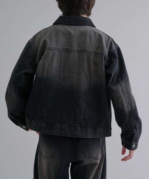 セール】ビンテージライクデニムジャケット（デニムジャケット