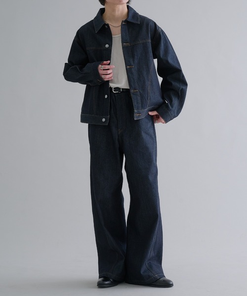 セール】ビンテージライクデニムジャケット（デニムジャケット