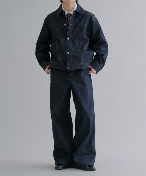 epnok（エプノック）の「ビンテージライクデニムジャケット（デニムジャケット・メンズ・ダークブラック/グレー/インディゴブルー/ブルー系その他・SMALL/MEDIUM/LARGE）」の13枚目の写真