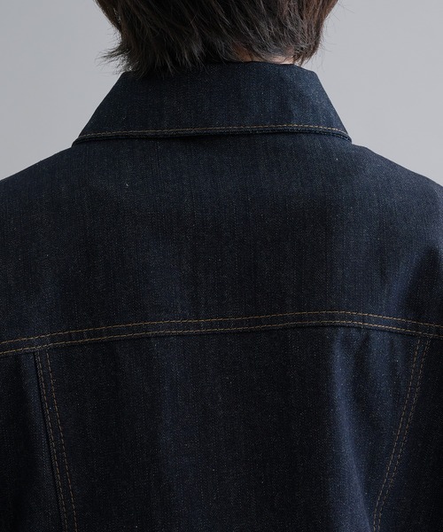 epnok（エプノック）の「ビンテージライクデニムジャケット（デニムジャケット・メンズ・ダークブラック/グレー/インディゴブルー/ブルー系その他・SMALL/MEDIUM/LARGE）」の6枚目の写真