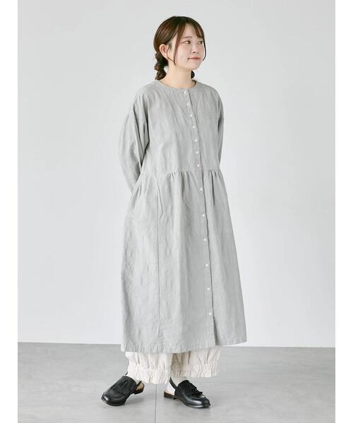 TSUHARU by Samansa Mos2（ツハルバイサマンサモスモス）の「【WEB限定】コットンジャカード製品染め前後2WAYワンピース（ワンピース・レディース・キナリ/ブラック/グレー・F）」の17枚目の写真