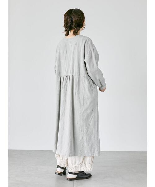 TSUHARU by Samansa Mos2（ツハルバイサマンサモスモス）の「【WEB限定】コットンジャカード製品染め前後2WAYワンピース（ワンピース・レディース・キナリ/ブラック/グレー・F）」の19枚目の写真