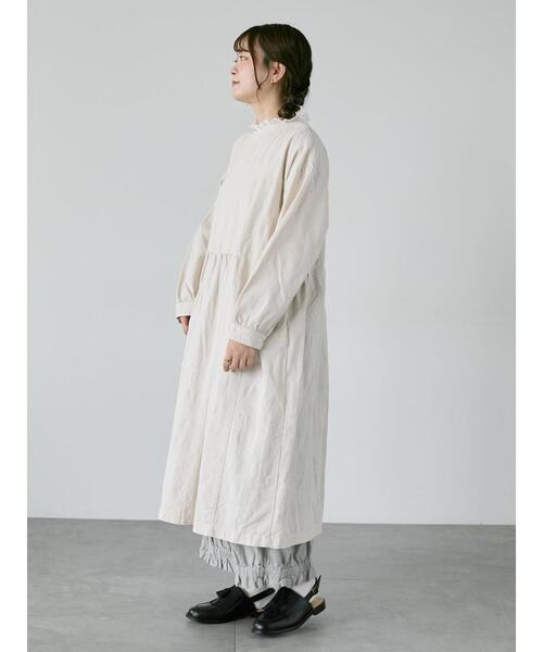 セール】【WEB限定】コットンジャカード製品染め前後2WAYワンピース