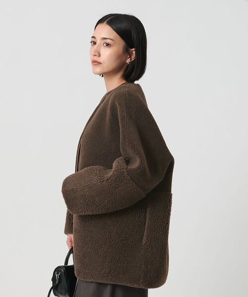 WEB限定】ボア×フェイクムートン リバーシブルジャケット（その他