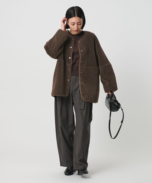ボア×ムートン　リバーシブルアウター BEAUTY＆YOUTH UNITED ARROWS コート アウター 「WEB限定」ボア