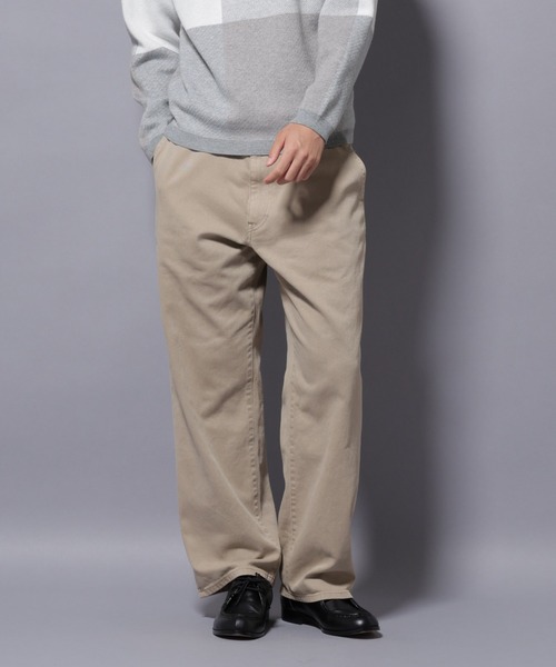 NANO universe（ナノユニバース）の「イージーバギーパンツ（その他パンツ・メンズ・ブルー/ブラック/カーキブラウン/ベージュ・S/M/L）」の3枚目の写真