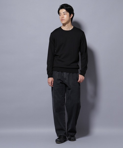 NANO universe（ナノユニバース）の「イージーバギーパンツ（その他パンツ・メンズ・ブルー/ブラック/カーキブラウン/ベージュ・S/M/L）」の6枚目の写真