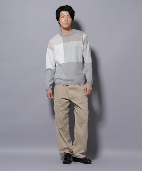 NANO universe（ナノユニバース）の「イージーバギーパンツ（その他パンツ・メンズ・ブルー/ブラック/カーキブラウン/ベージュ・S/M/L）」の15枚目の写真