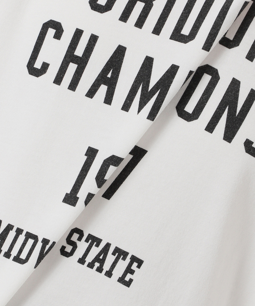 JOURNAL STANDARD relume（ジャーナルスタンダード　レリューム）の「ラグランスリーブカレッジロングスリーブTEE（Tシャツ/カットソー・レディース・ホワイト×ホワイト/チョコ/ボルドー/ブラックミックス・FREE）」の10枚目の写真