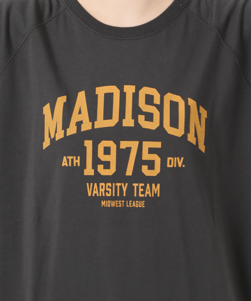 JOURNAL STANDARD relume（ジャーナルスタンダード　レリューム）の「ラグランスリーブカレッジロングスリーブTEE（Tシャツ/カットソー・レディース・ホワイト×ホワイト/チョコ/ボルドー/ブラックミックス・FREE）」の12枚目の写真